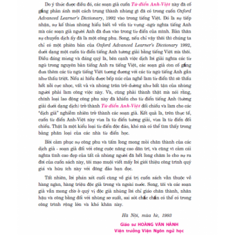  TỪ ĐIỂN ANH VIỆT - ENGLISH VIETNAMESE DICTIONARY