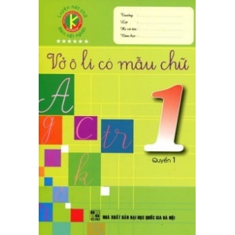 vở ô li có mẫu chữ 1 quyển 1&nbsp;