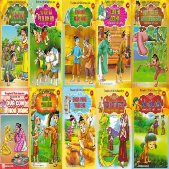 Combo Truyện Cổ Tích Chọn Lọc Song Ngữ Việt Anh ( 10 cuốn )