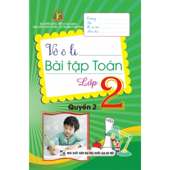 Vở ô li bài tập toán lớp 2 quyển 2&nbsp;