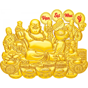 CHỮ DÁN NỔI 3D - DI LẶC NHƯ Ý