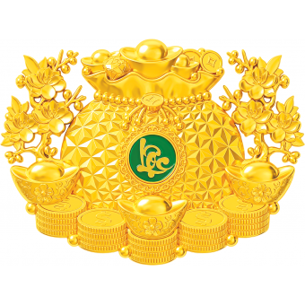 CHỮ DÁN NỔI 3D - MAI TÚI TIỀN-TÚI LỘC