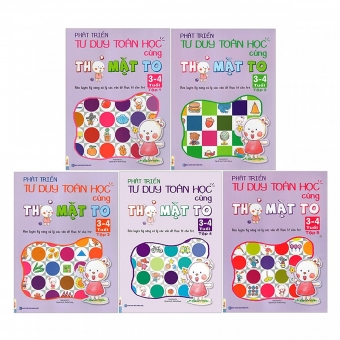 Combo Sách Phát Triển Tư Duy Toán Học Cùng Thỏ Mặt To 3-4 Tuổi (Trọn Bộ 5 Cuốn) 