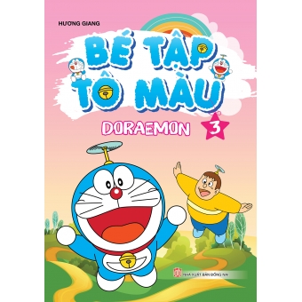 Bé tập tô màu Doraemon tập 3&nbsp;