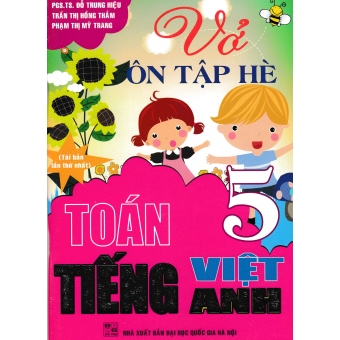Vở ôn tập hè Toán ,Tiếng Việt, Anh 5