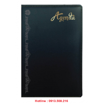 Sổ lịch 2025 đen - Agenda ( 14x20 )