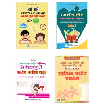 Combo Sách Tham Khảo Văn - Toán - Anh Lớp 1