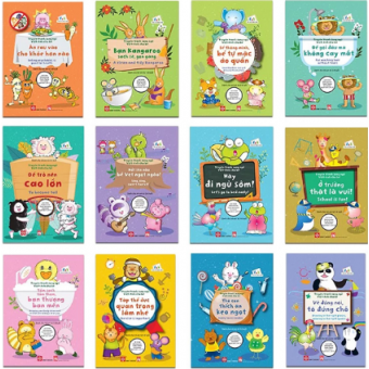 Combo Truyện Tranh Song Ngữ Việt - Anh Cho Bé (12 Tập)