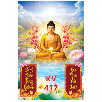 LỊCH GỖ TRÁNG GƯƠNG - THÍCH CA THIỀN ĐỊNH (in đa dạng mẫu theo yêu cầu)