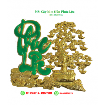 MS14 - CHỮ DÁN 3D CÂY MAI PHÚC LỘC