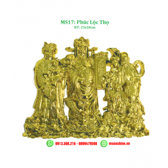 MS17 - CHỮ DÁN 3D PHÚC LỘC THỌ