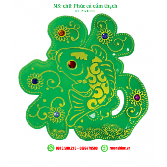 MS18 - CHỮ PHÚC CÁ CẨM THẠCH