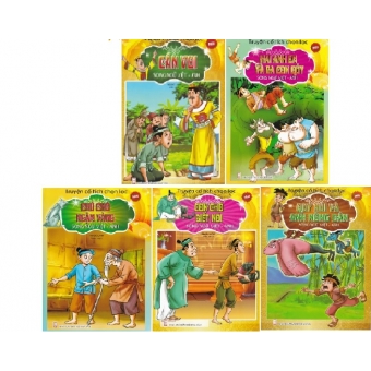 Combo Truyện Cổ Tích Chọn Lọc Song Ngữ Việt Anh ( 5 cuốn )