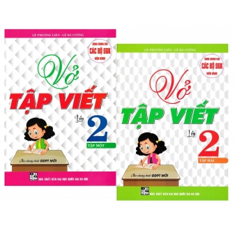 VỞ TẬP VIẾT LỚP 2 ( Tập 1 & 2) 