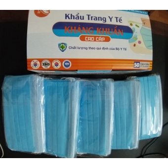 Khẩu trang y tế K3 kháng khuẩn 4 lớp
