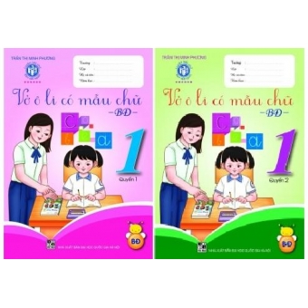 Combo Vở Ô Li Có Mẫu Chữ - BĐ - Lớp 1 Quyển 1 & 2 (2020)